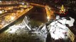 Continúan las labores de rescate tras la tragedia del puente en Génova