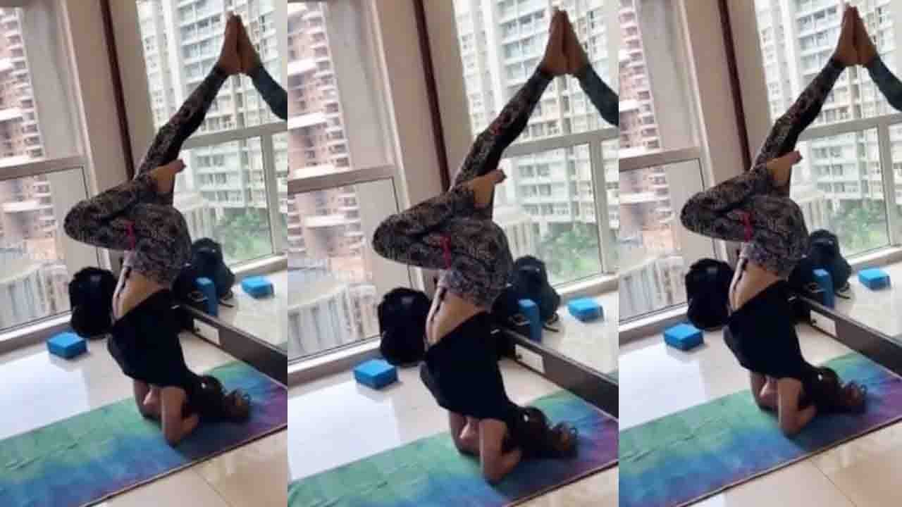 Mouni Roy gives major fitness goals by her Pincha Mayurasana;Watch video | Boldsky