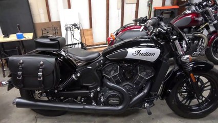 Project 2016 Indian Scout Sixty Part 8 (Leatherworks Saddlebags & Easy Brackets)