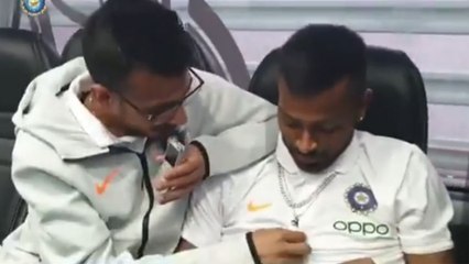 ICC World Cup 2019 : ಪಾಂಡ್ಯ ಮಾತು ಕೇಳಿ ಅಚ್ಚರಿಗೊಂಡ ಚಾಹಲ್..!