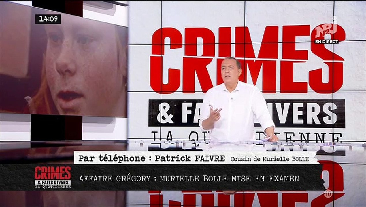 Affaire Grégory : Murielle Bolle mise en examen / Patrick Faivre, cousin de Mureille Bolle, s'exprime dans "Crimes" sur NRJ 12