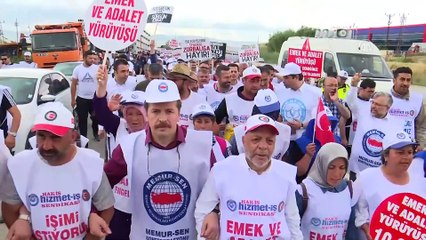 'Emek ve Adalet Yürüyüşü' - ANKARA