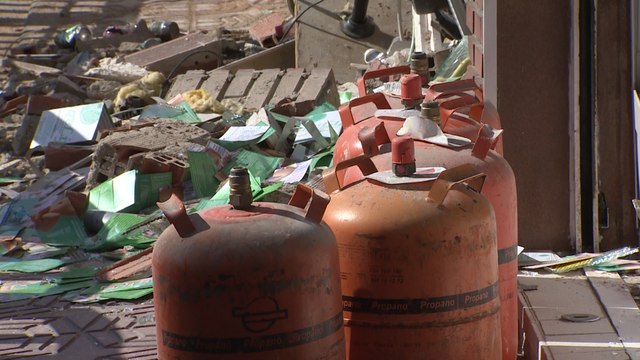 Bombonas de butano causan deflagración en Pozuelo
