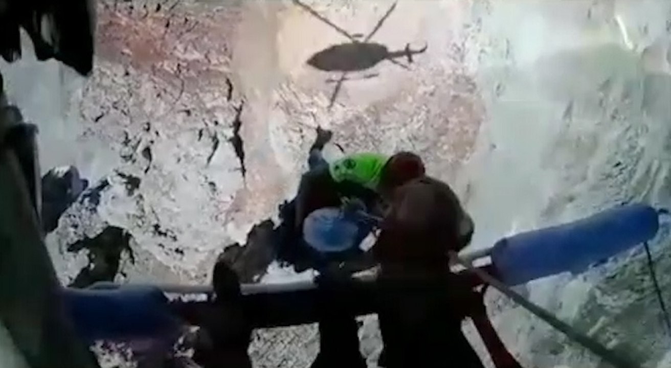 Rescate de un montañero en los Picos de Europa