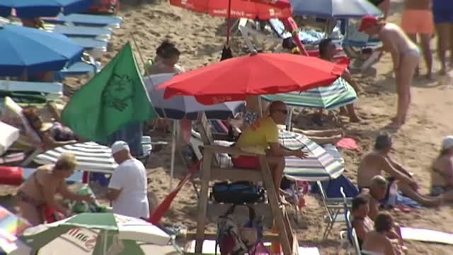 Las playas de Benidorm, las más vigiladas de España