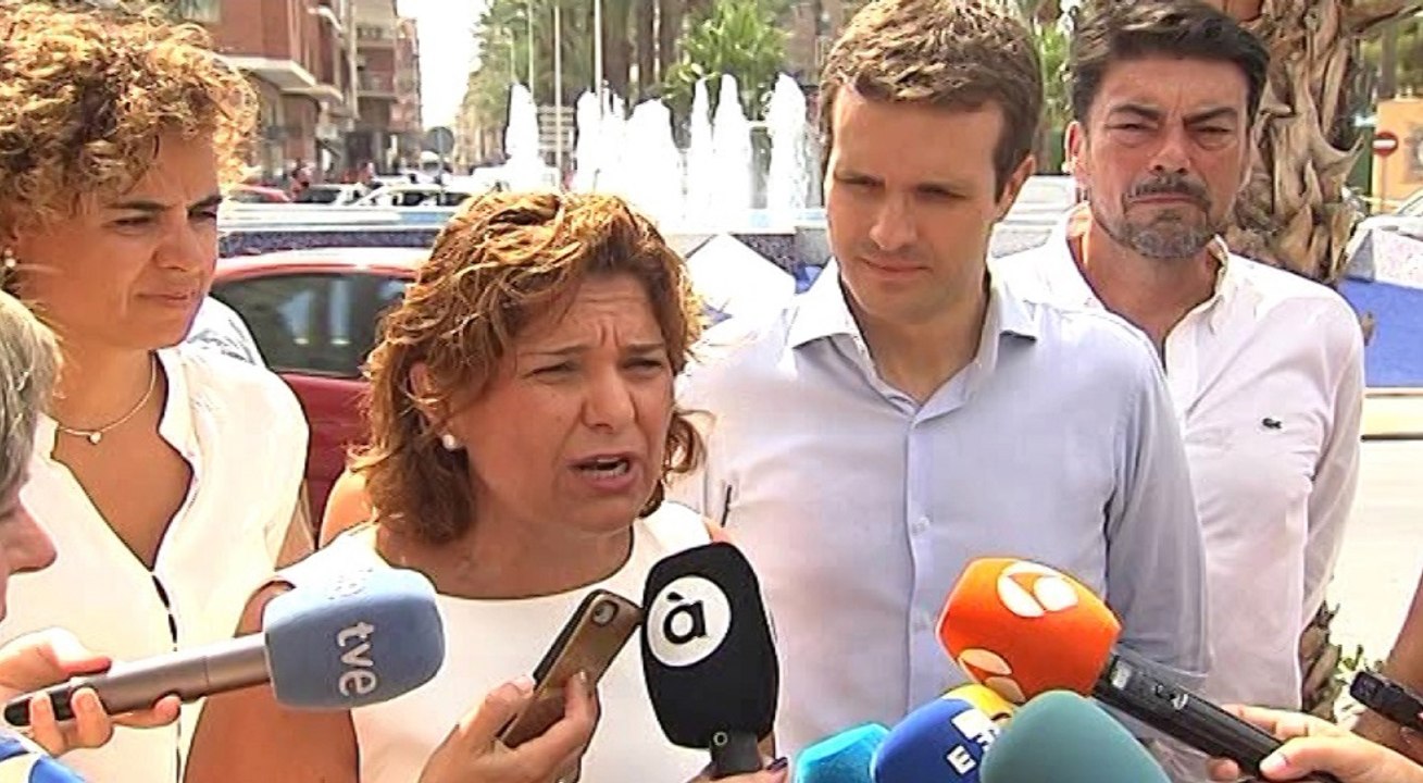Bonig muestra su apoyo a personas afectadas por los incendios