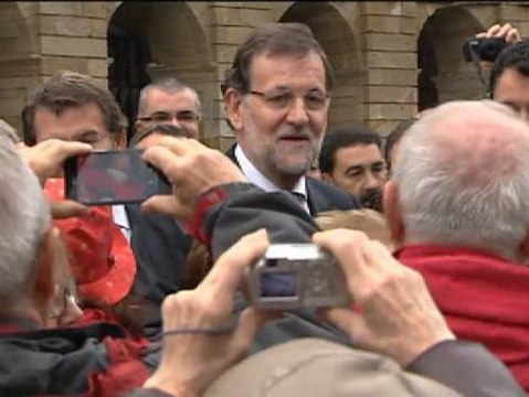 Rajoy celebra los tres años de su victoria electoral en su tierra, en Galicia