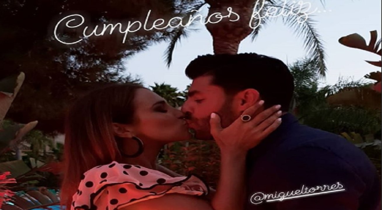 Paula Echevarría celebra su cumpleaños con Miguel Torres como protagonista