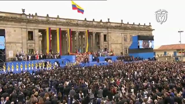 Iván Duque toma posesión como nuevo presidente de Colombia