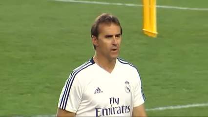 Así fue la misteriosa llamada de Lopetegui en pleno entrenamiento del Madrid