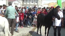 GAZİANTEP Suriyeli çocuklar atlarla eğlendi