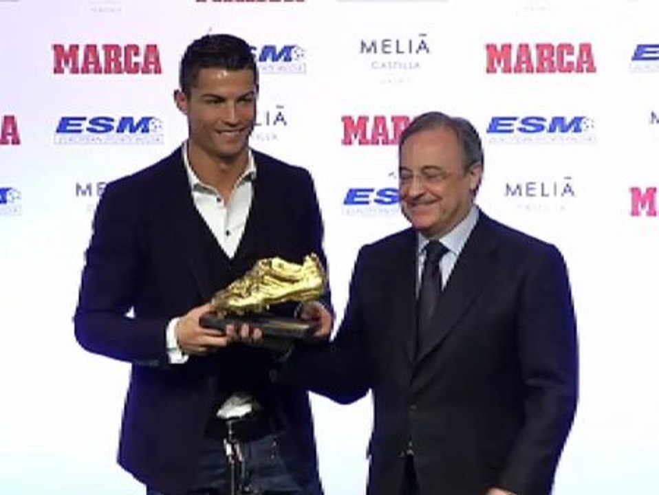 Cristiano recibe la Bota de Oro