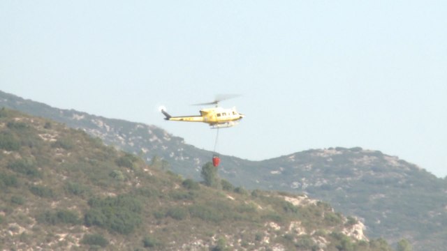 La huella del incendio de Llutxent alcanza 1.500 hectáreas