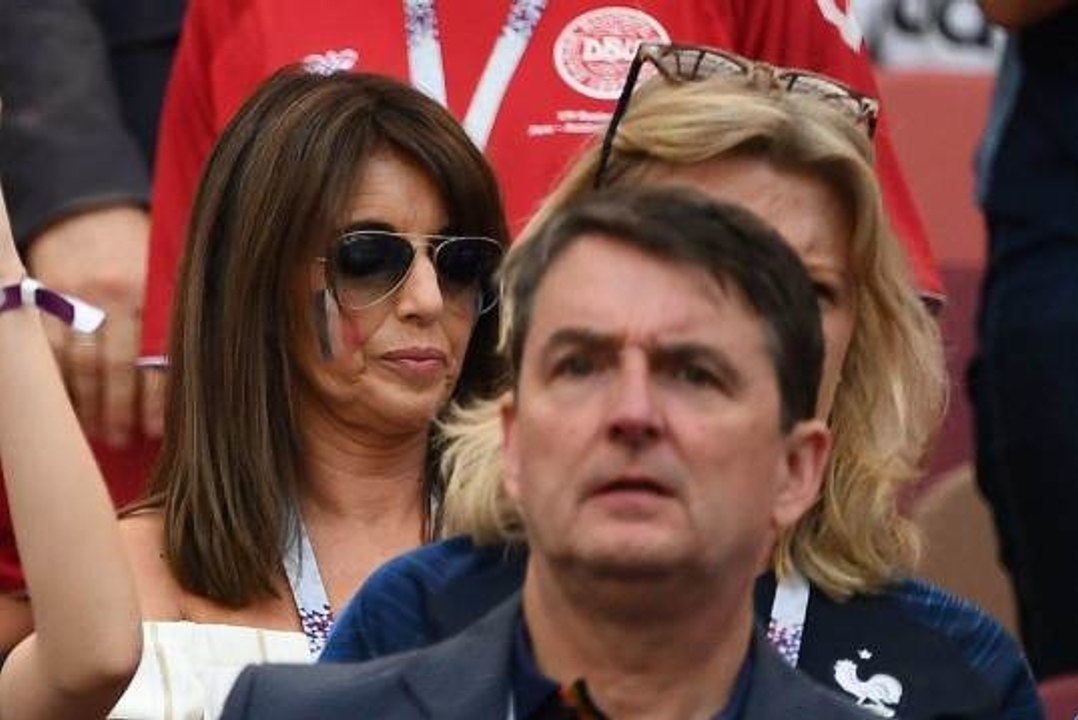 Spielerfrauen des französischen Teams