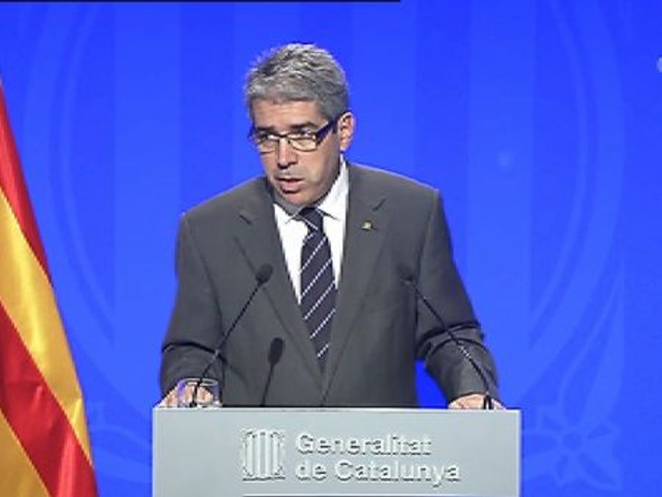 Homs: "Todo está listo y el Govern mantiene el proceso participativo para el 9N"