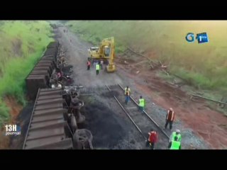 RTG/Déraillement d’un train minéralier de la Comilog avec des dégâts importants