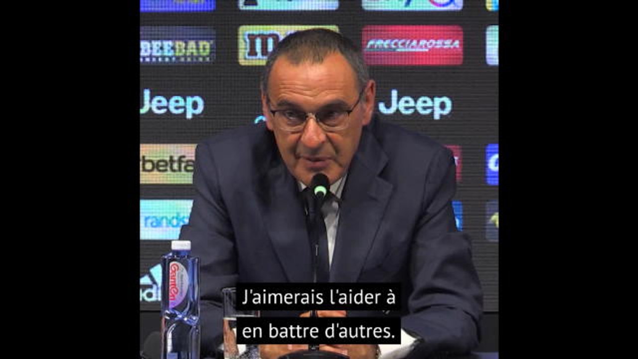 Juventus - Sarri : "Je veux aider CR7 à battre de nouveaux records"