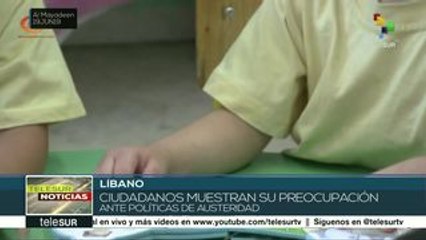 Líbano: austeridad del gob. podría afectar a personas discapacitadas