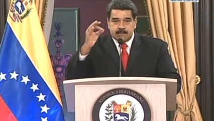 Maduro culpa del atentado a Juan Manuel Santos