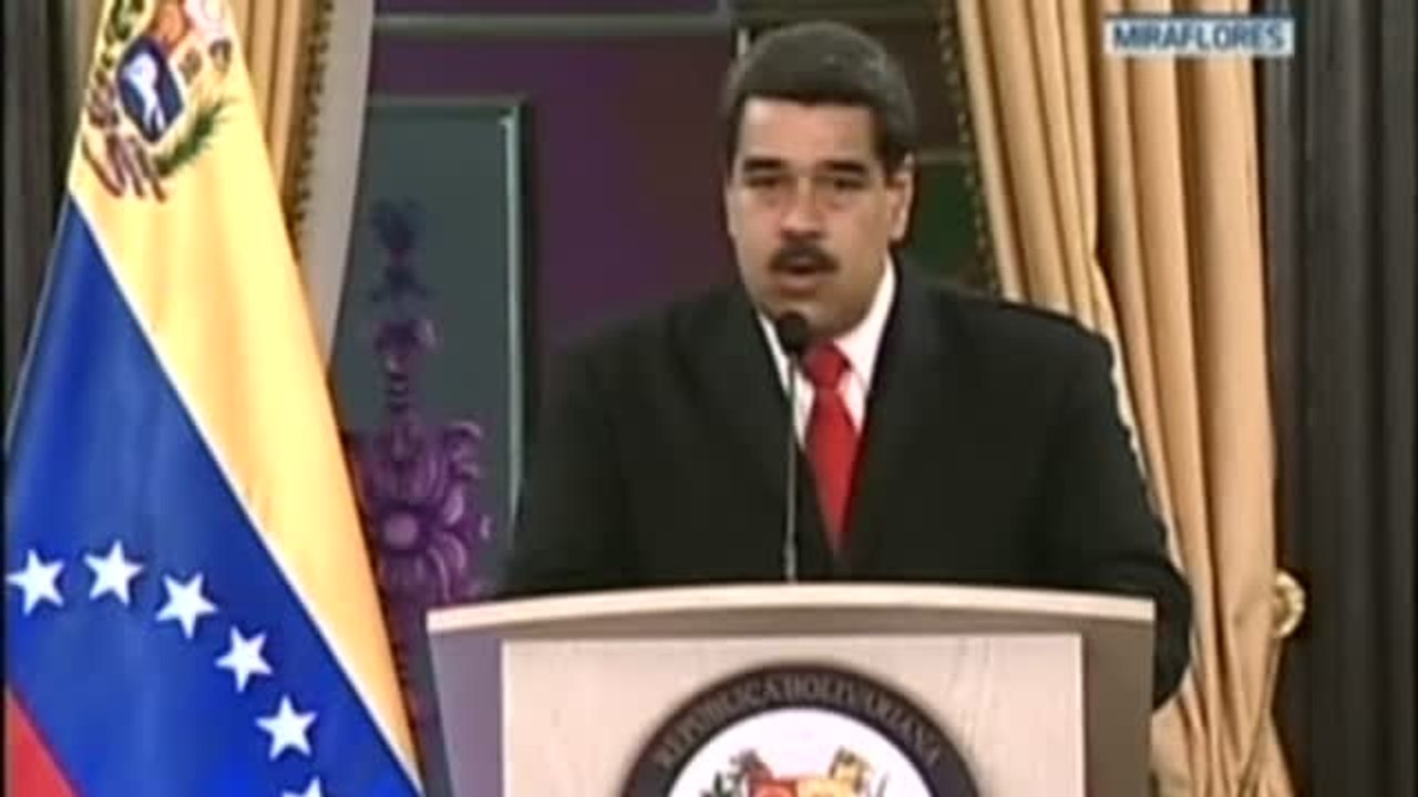 Nicolás Maduro: "Juan Manuel Santos está detrás de este atentado"