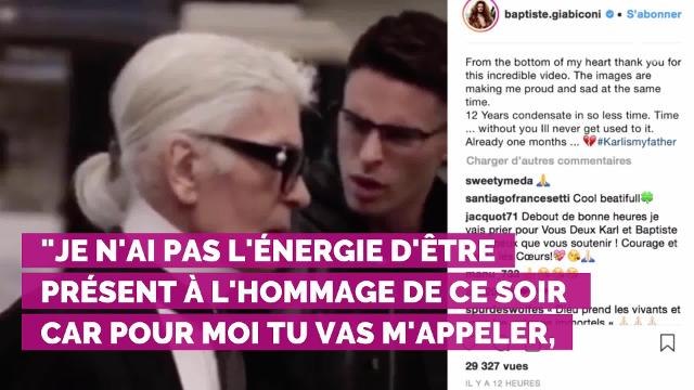 Baptiste Giabiconi ne se remet pas de la mort de Karl Lagerfeld : Tu me manques