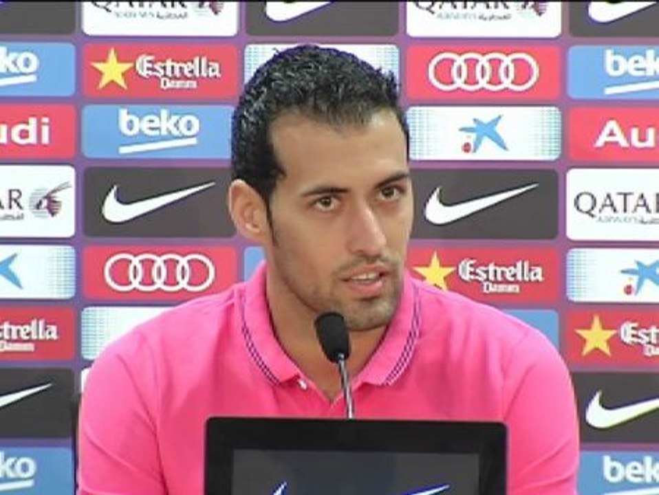 Busquets: "Estamos en la dinámica de seguir trabajando y mejorando"