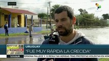 Fuertes lluvias provocan históricas inundaciones en Uruguay