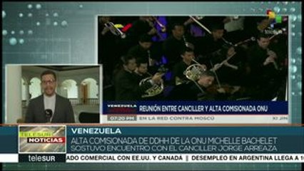 Venezuela: Michelle Bachelet se reúne con el canciller Jorge Arreaza