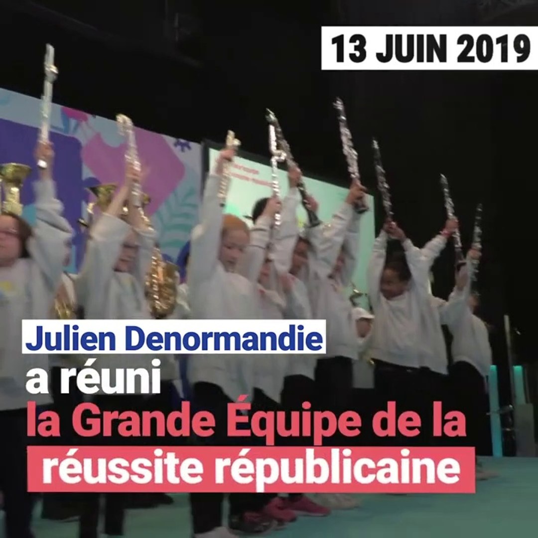 13 juin 2019 ,Julien Denormandie réunit la Grande Équipe de la réussite républicaine.
