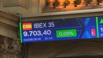 El Ibex 35 abre plano ( 0,04%) y toca los 9.700 enteros
