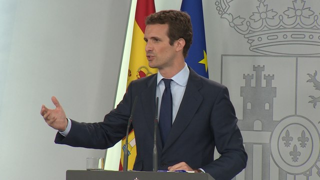 Casado (PP) afirma que ejercerá una oposición firme