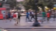 Un grupo de manteros agreden a un turista en Barcelona