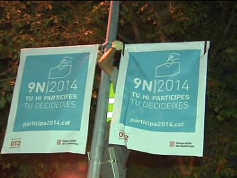 La Generalitat comienza la campaña institucional para el 9N
