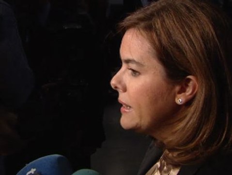 Soraya Sáenz de Santamaría: En estos casos ha de actuarse con todo el rigor de la Ley