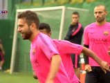 El Barça vuelve al trabajo tras la derrota en el clásico