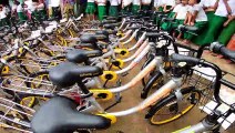 دراجات هوائية معاد تدويرها تعطي تلاميذ بورما فرصة إكمال دراستهم