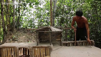 Collect abandoned Dog and Build Mud Dog House