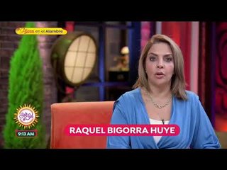 ¡Raquel Bigorra huyó en medio de agresiones a la prensa! | Sale el Sol