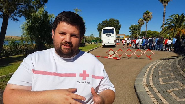 Inmigrantes alojados en el Centro de Acogida en Mérida