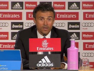Luis Enrique: "Hoy es un partido en el que el rival ha merecido más"