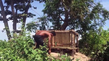 Build Bathtub on Small hill in the forest