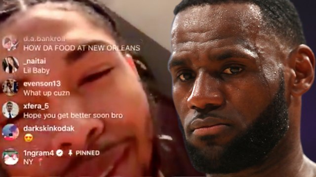 Brandon Ingram TAKES SHOTS At LeBron James On Instagram Live!