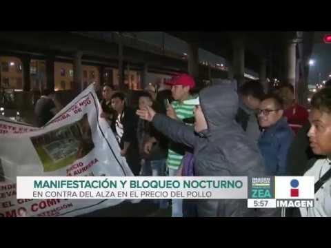 Aumentos en la canasta básica generan manifestaciones nocturnas en CDMX | Noticias con Paco Zea