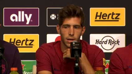Sergi Roberto: "Sinceramente, pensaba que iba a ir al Mundial, pero lo vi por la tele"