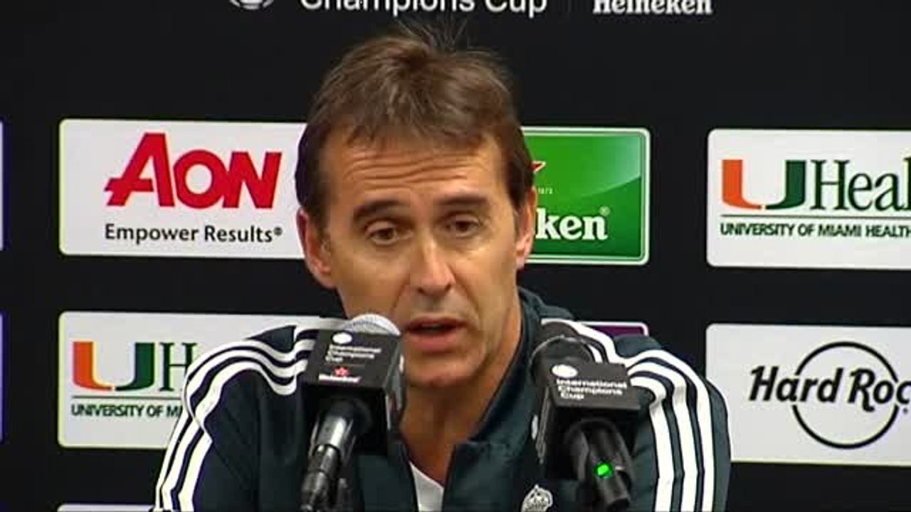 Lopetegui: "Seré un entrenador feliz y convencido si no viene ni se va ningún jugador"