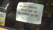 Los taxistas mantienen la huelga al terminar sin acuerdo