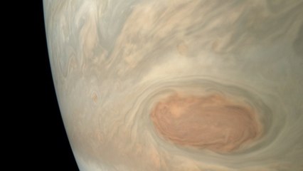 Otra mancha roja, divisada por la misión Juno en el sur de Júpiter