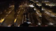 Parte de los taxis de Madrid se solidarizan con la huelga de Barcelona