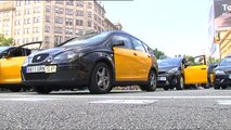 Barcelona colapsada por la huelga de taxistas