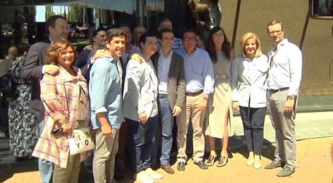 Casado asiste a la Junta Directiva del PP-A